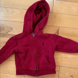 Polo by Ralph Lauren Kids Burgundy Hoodie